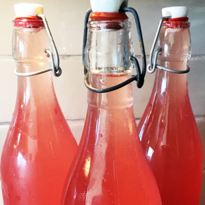 Sockersnål saft i saftmaja