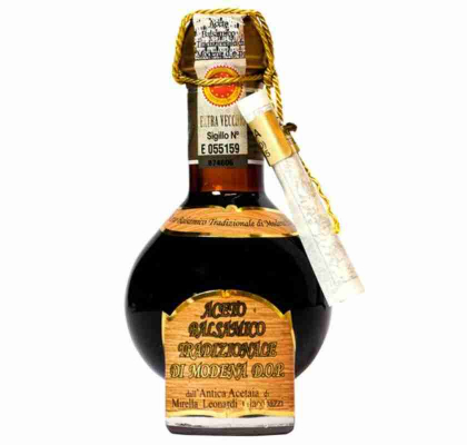 Aceto Balsamico Tradizionale 12 r Nonna Carlotta Modena i glasflaska