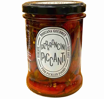 Peperoncino piccante frn Toscana Gourmet i glasburk