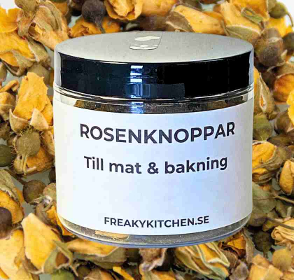 Rosenknoppar torkade i burk