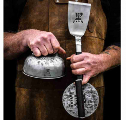 Smash-set i 3 delar, Smash, Spatula & Cloche Satake Kuro