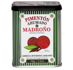 Pimentón Agridulce medelstark rökt paprikapulver