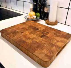 Skärbräda ek ändträ