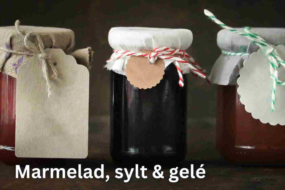 marmelad, sylt & gelé